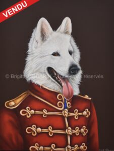 Farouck – Acrylique sur toile - P12 – VENDU