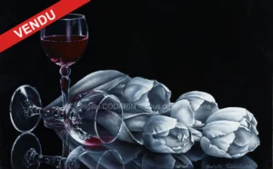 Transparence – Acrylique sur tableau bois - 24cm x 33cm – VENDU