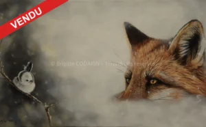 Peinture vendue : Un instant... Un regard – Acrylique sur toile - 10M – VENDU