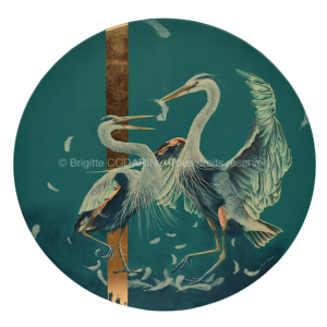 Un seul souffle – Acrylique sur toile - DIA 100cm